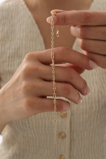 Dorika Toplu Modern Ataş Bileklik - 2