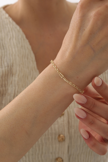 Dorika Toplu Modern Ataş Bileklik - 3