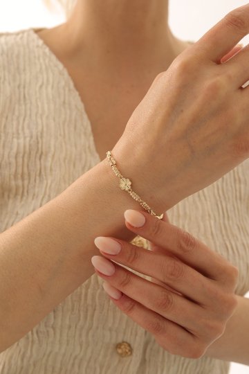 Dorika Toplu Yonca Bileklik - 1