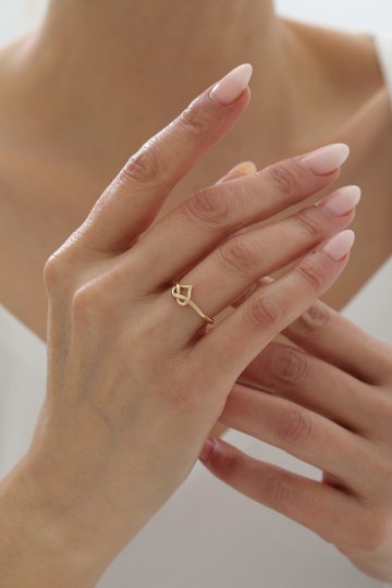 Düğüm Kalp Yüzük - 1