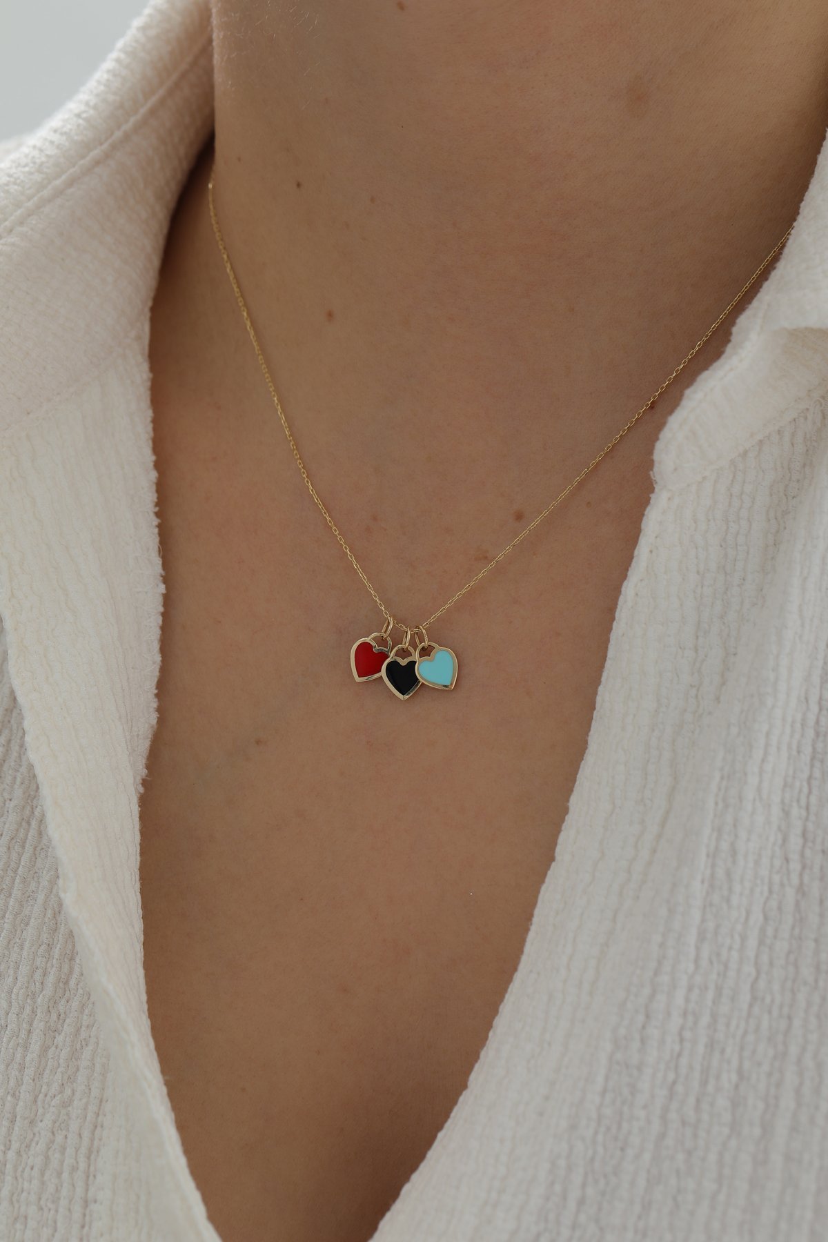 Forse Zincir Kalp Kolye - Yavuz Kuyumculuk