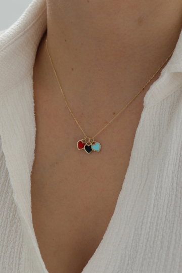 Forse Zincir Kalp Kolye - 1