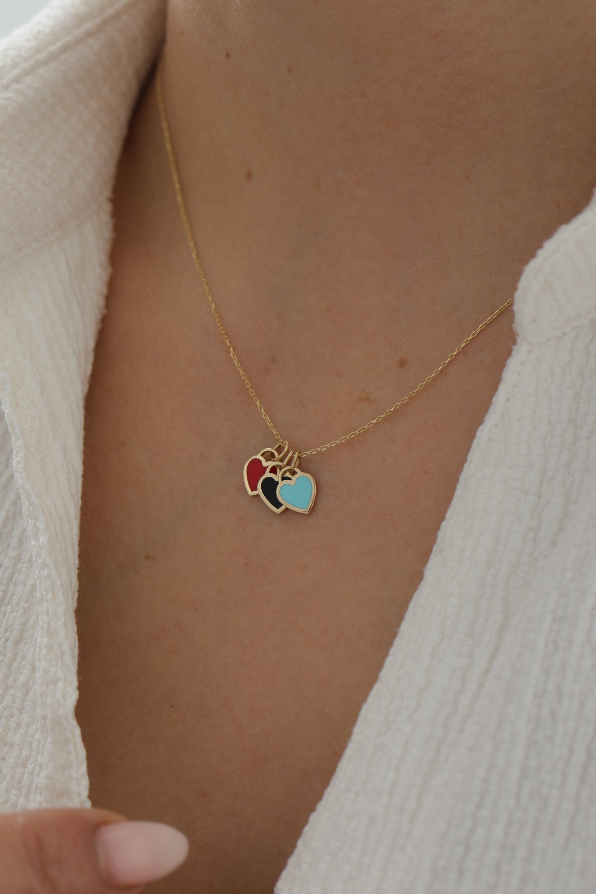 Forse Zincir Kalp Kolye - Yavuz Kuyumculuk (1)