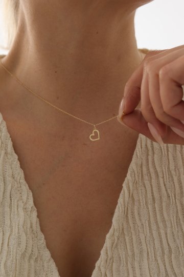 Forse Zincir Kalp Kolye - 1