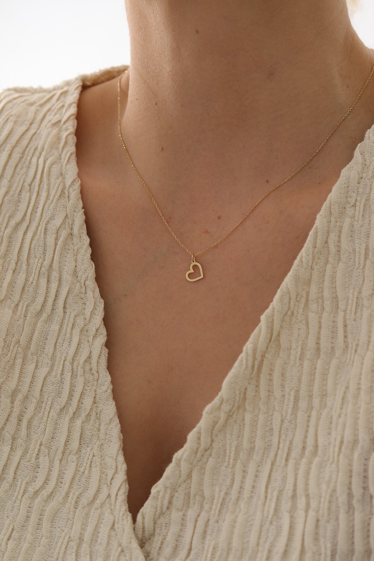 Forse Zincir Kalp Kolye - Yavuz Kuyumculuk (2)