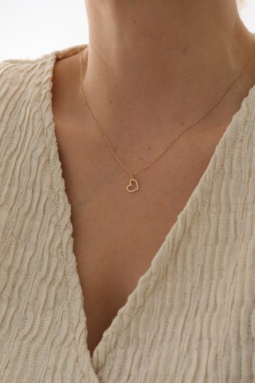 Forse Zincir Kalp Kolye - 2