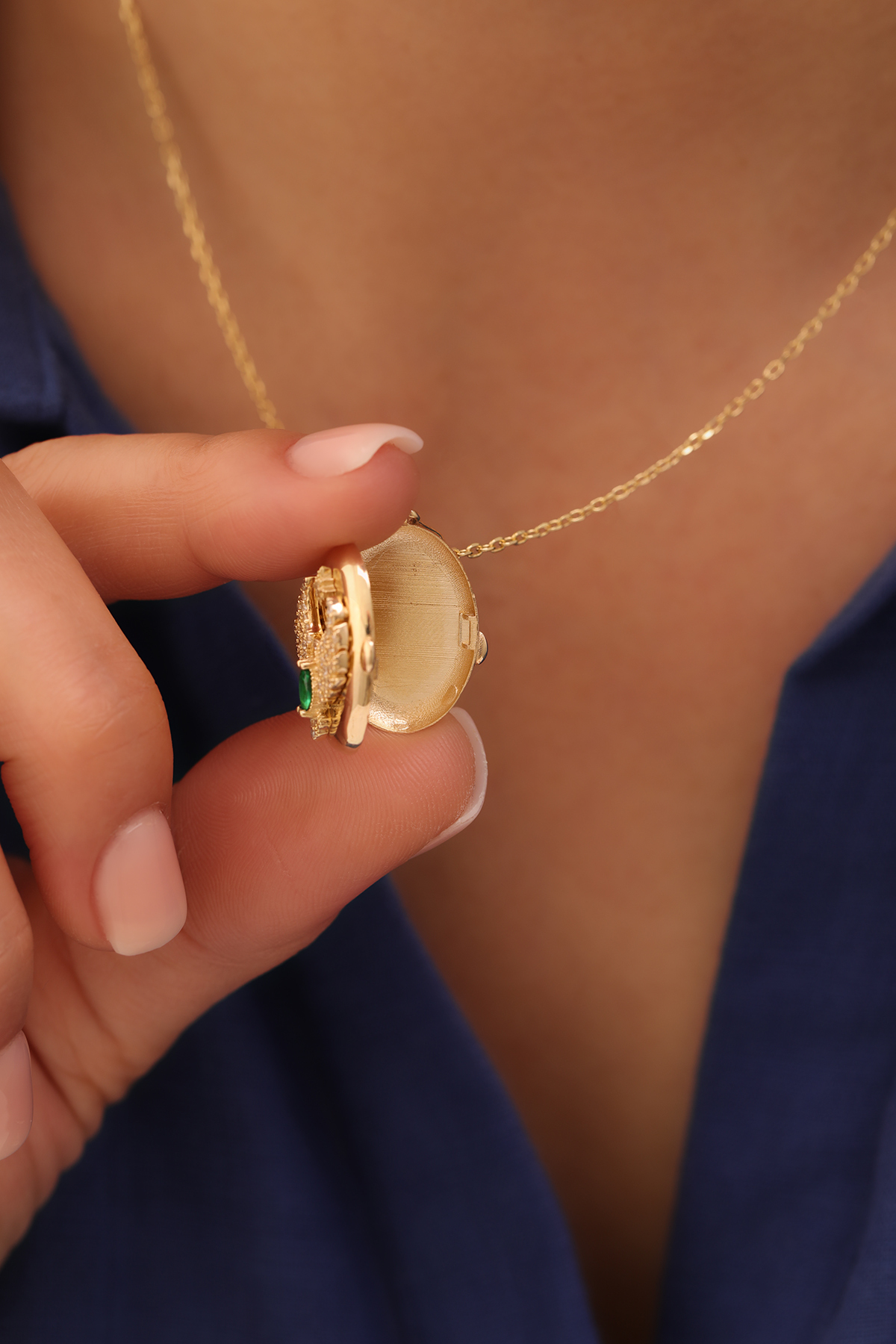 Forse Zincir Kapaklı Anka Kuşu Kolye - Yavuz Kuyumculuk (2)