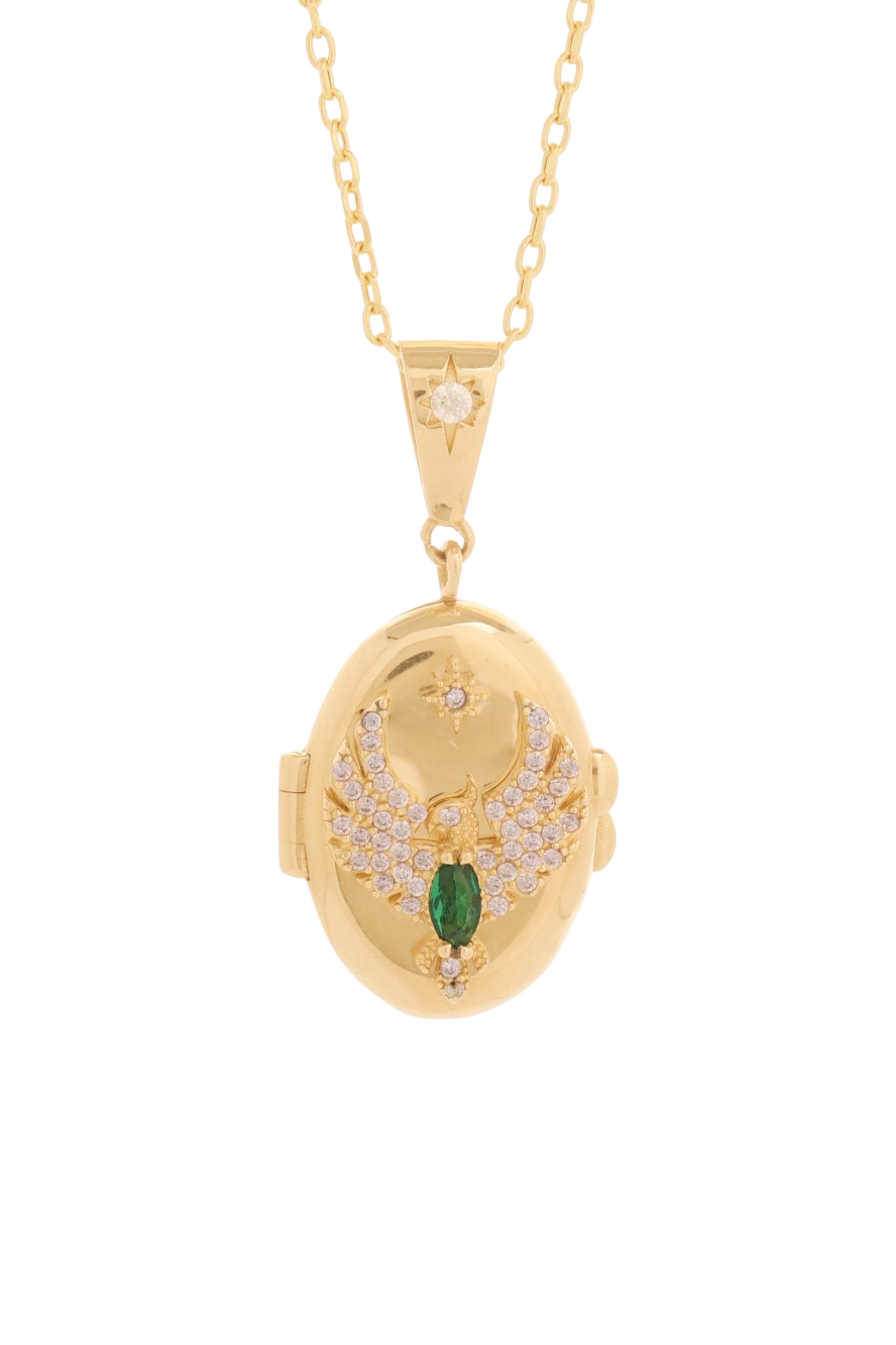 Forse Zincir Kapaklı Anka Kuşu Kolye - Yavuz Kuyumculuk (4)