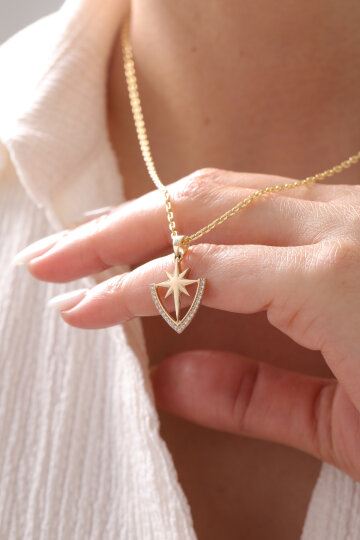 Forse Zincir Kutup Yıldızı Kolye - 2