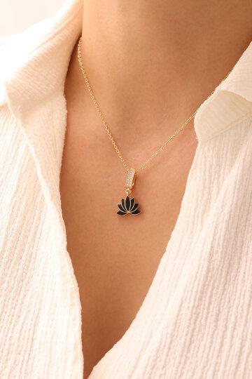 Forse Zincir Lotus Kolye - 2