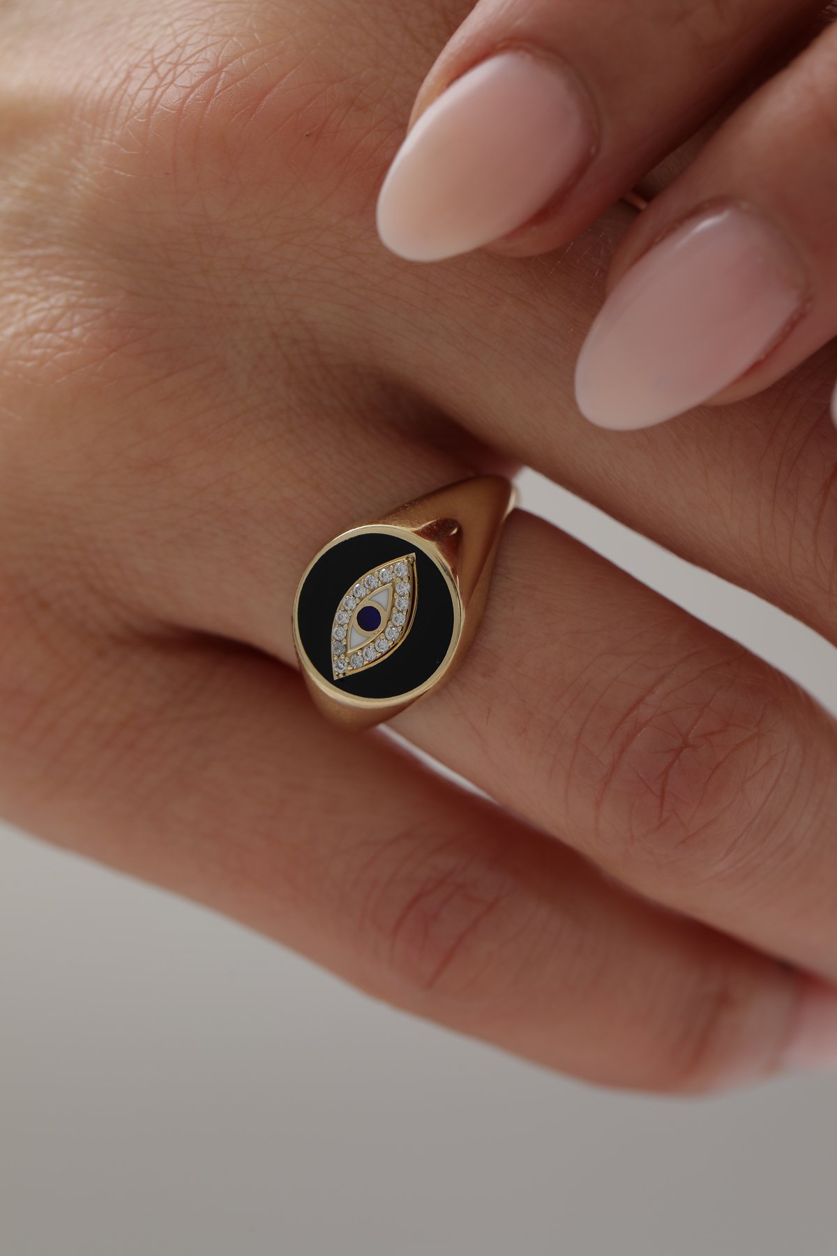 Göz Motifli Nazar Yüzük - Yavuz Kuyumculuk (2)