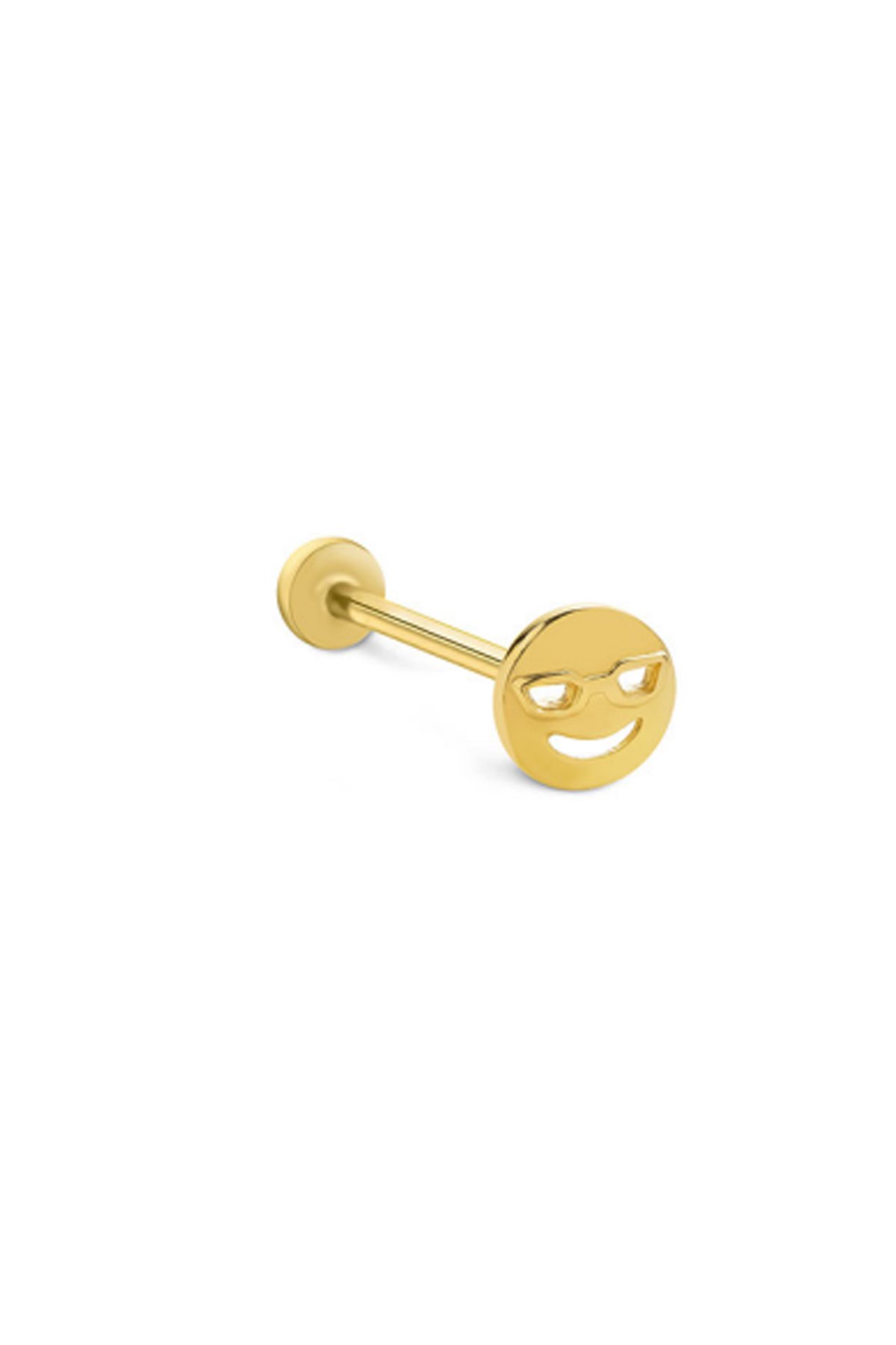 Gözlük Emoji Tragus Piercing - Yavuz Kuyumculuk (1)