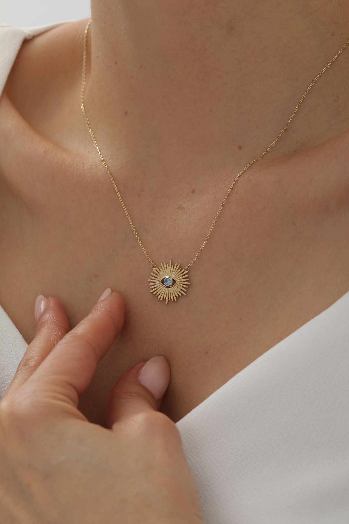 Güneş Göz Kolye - Yavuz Kuyumculuk (1)