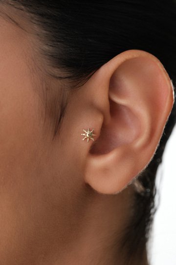 Güneş Tragus Piercing - 1