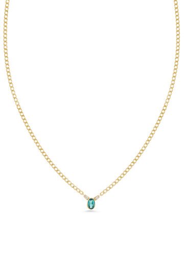 Gurmet Oval Zümrüt Kolye - 2