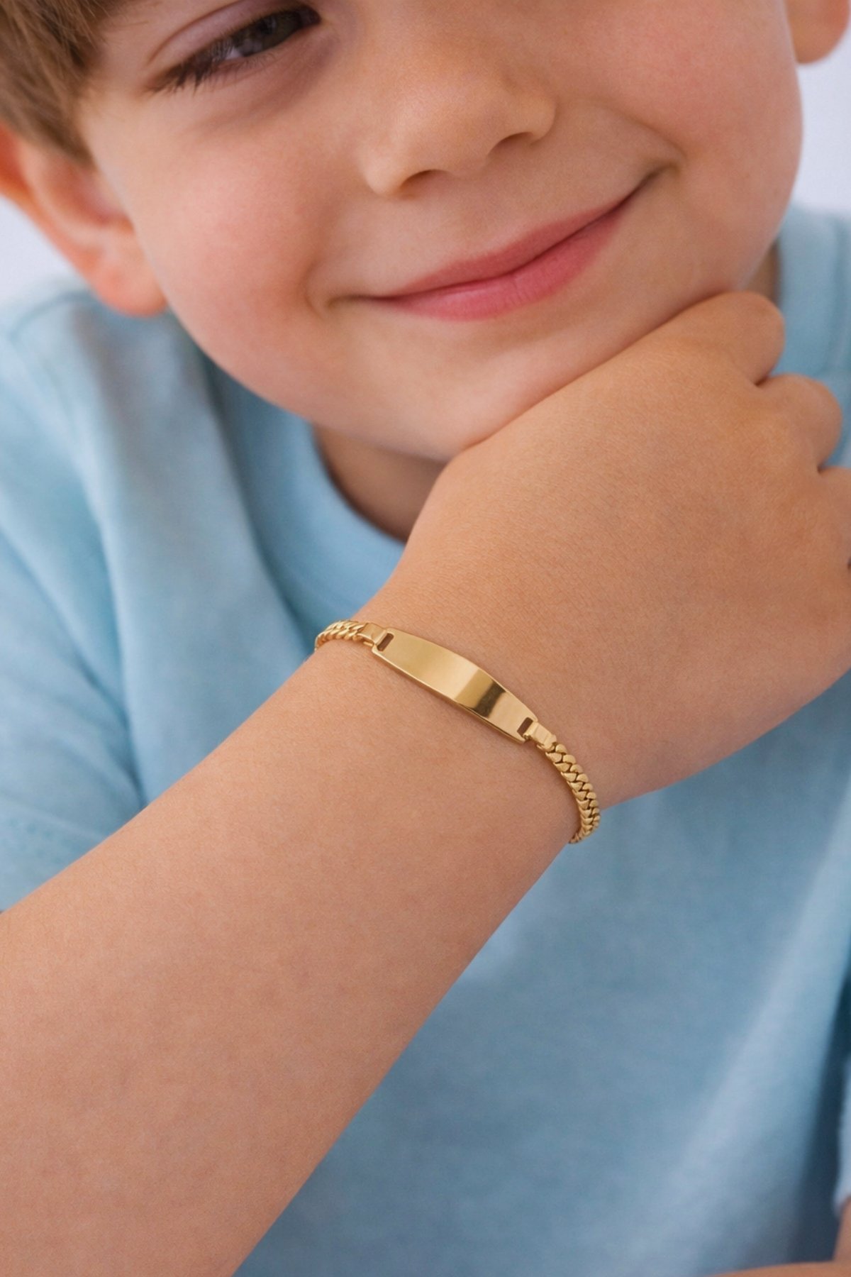 Gurmet Zincir Plaka Çocuk Bilekliği - Yavuz Kuyumculuk (1)