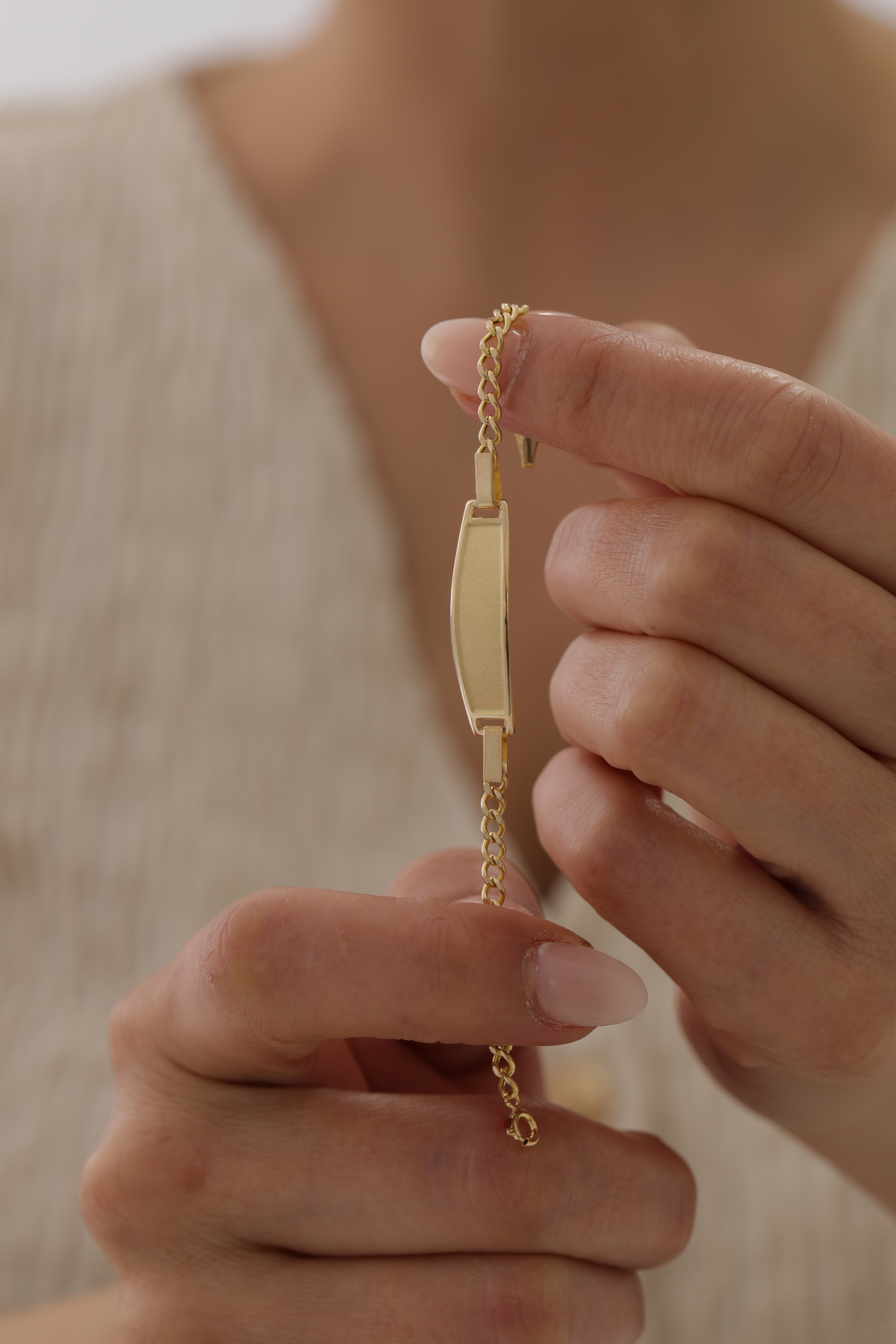 Gurmet Zincir Plakalı Çocuk Bilekliği - Yavuz Kuyumculuk (3)