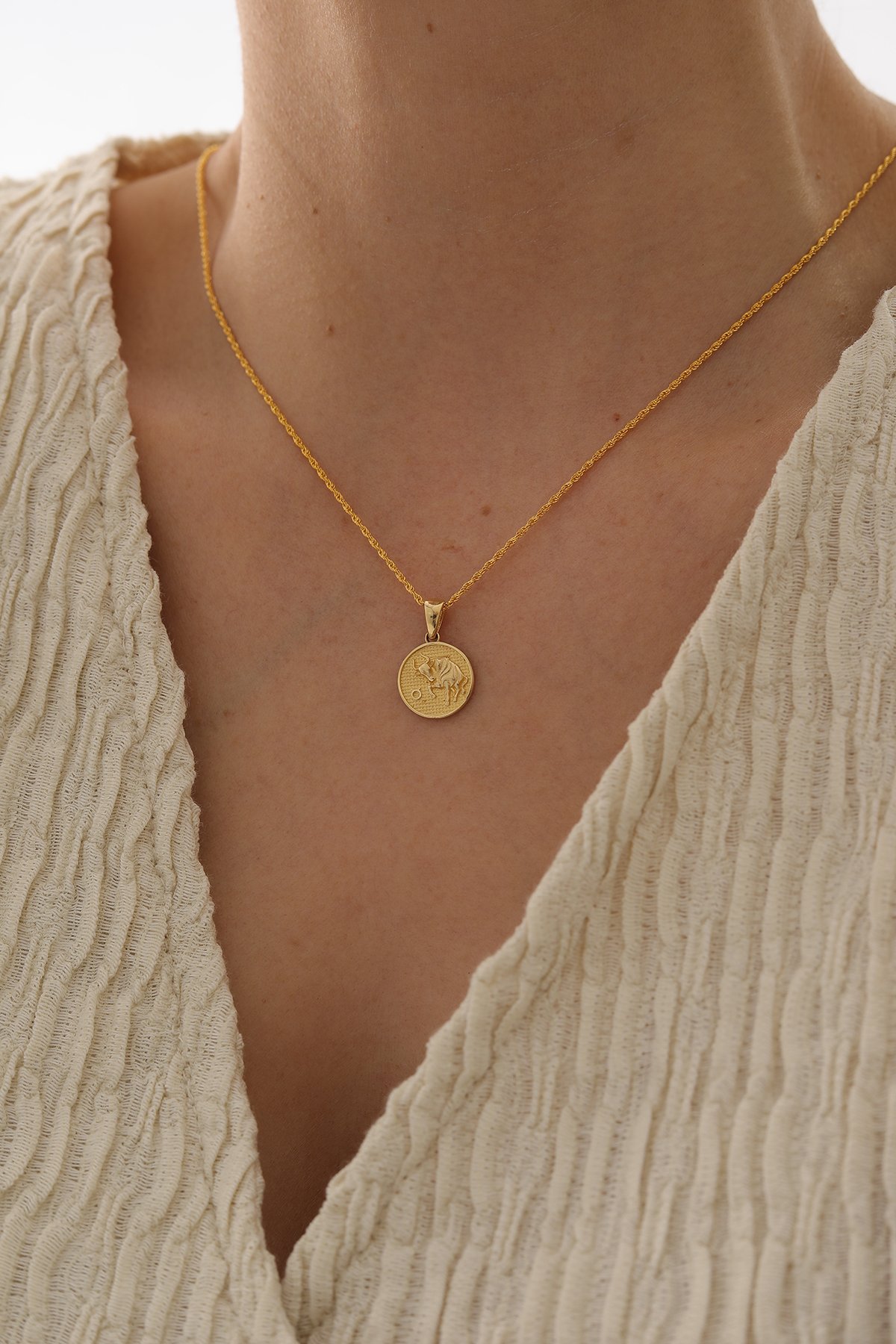 Halat Zincir Burç Kolye - Yavuz Kuyumculuk (2)