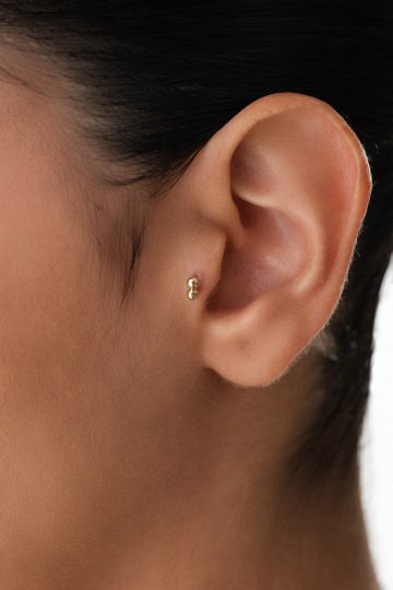 İkili Top Tragus Piercing - 1