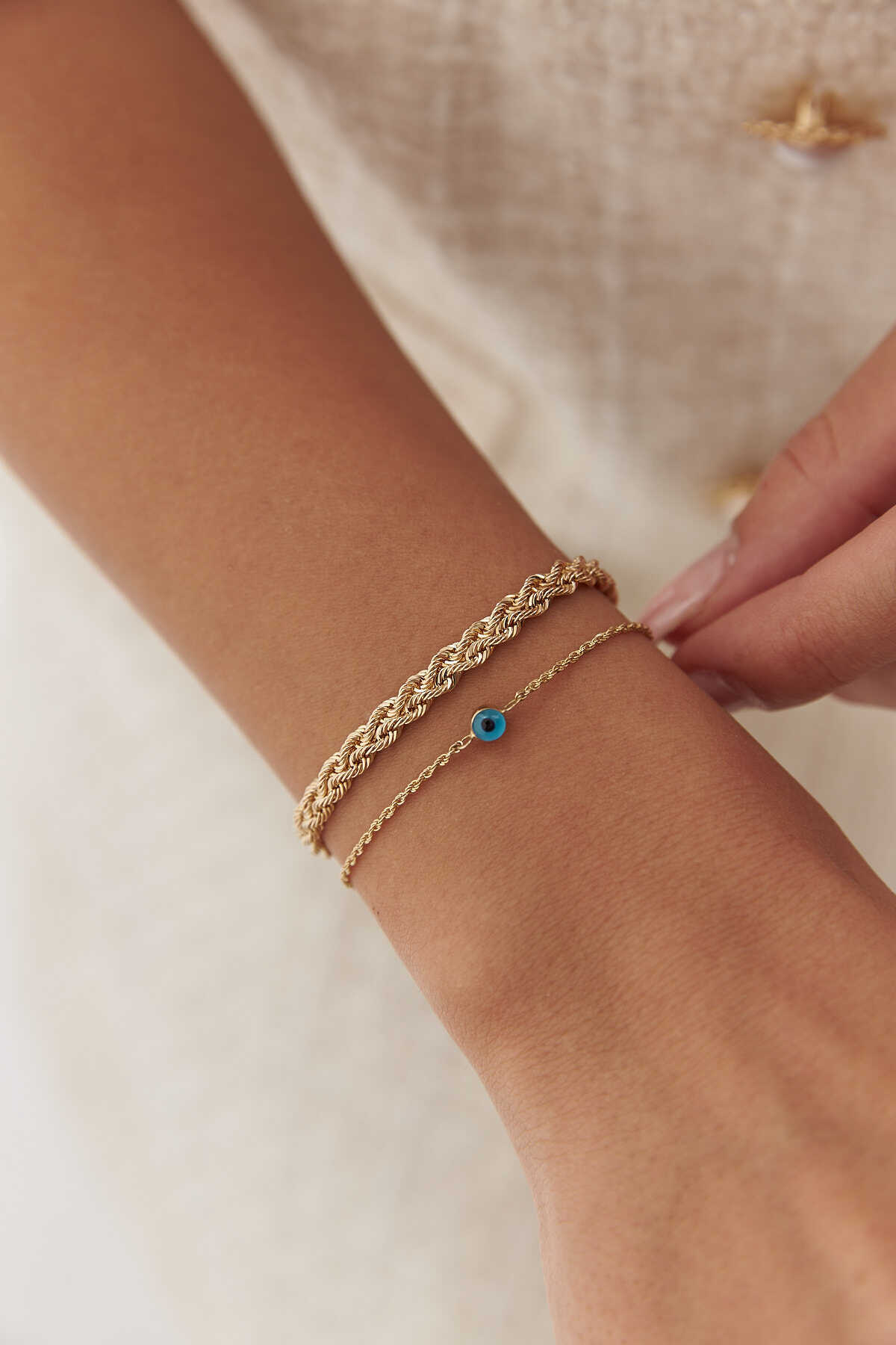 İnce Halat Göz Bileklik - Yavuz Kuyumculuk (5)