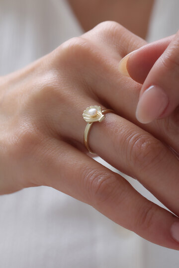 İstiridye İnci Yüzük - 2
