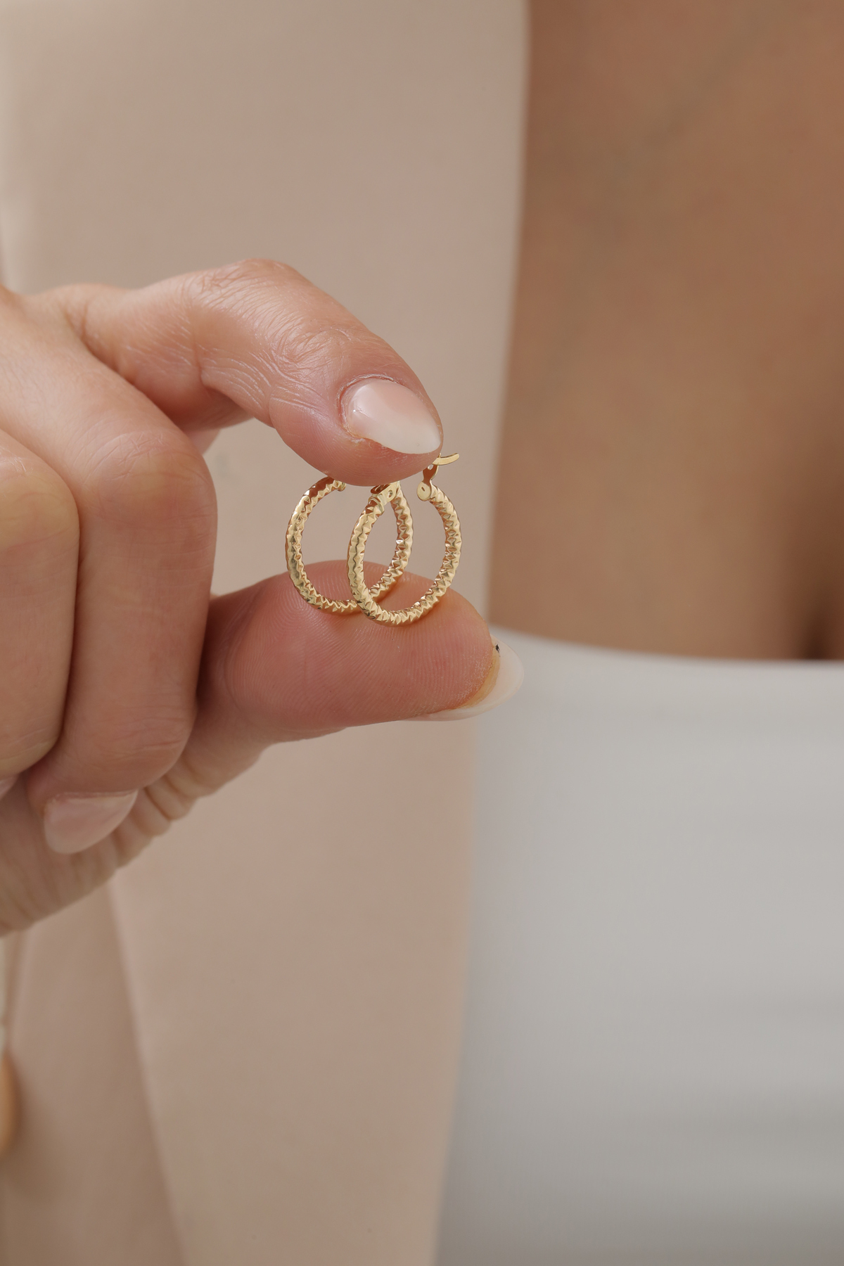 Kalemli Halka Küpe - Yavuz Kuyumculuk (1)