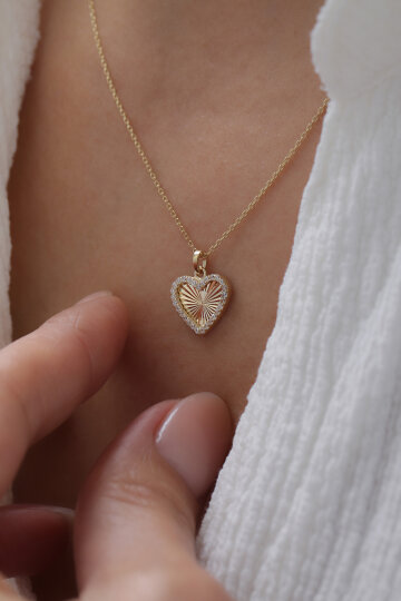 Kalemli Kalp Kolye - 2