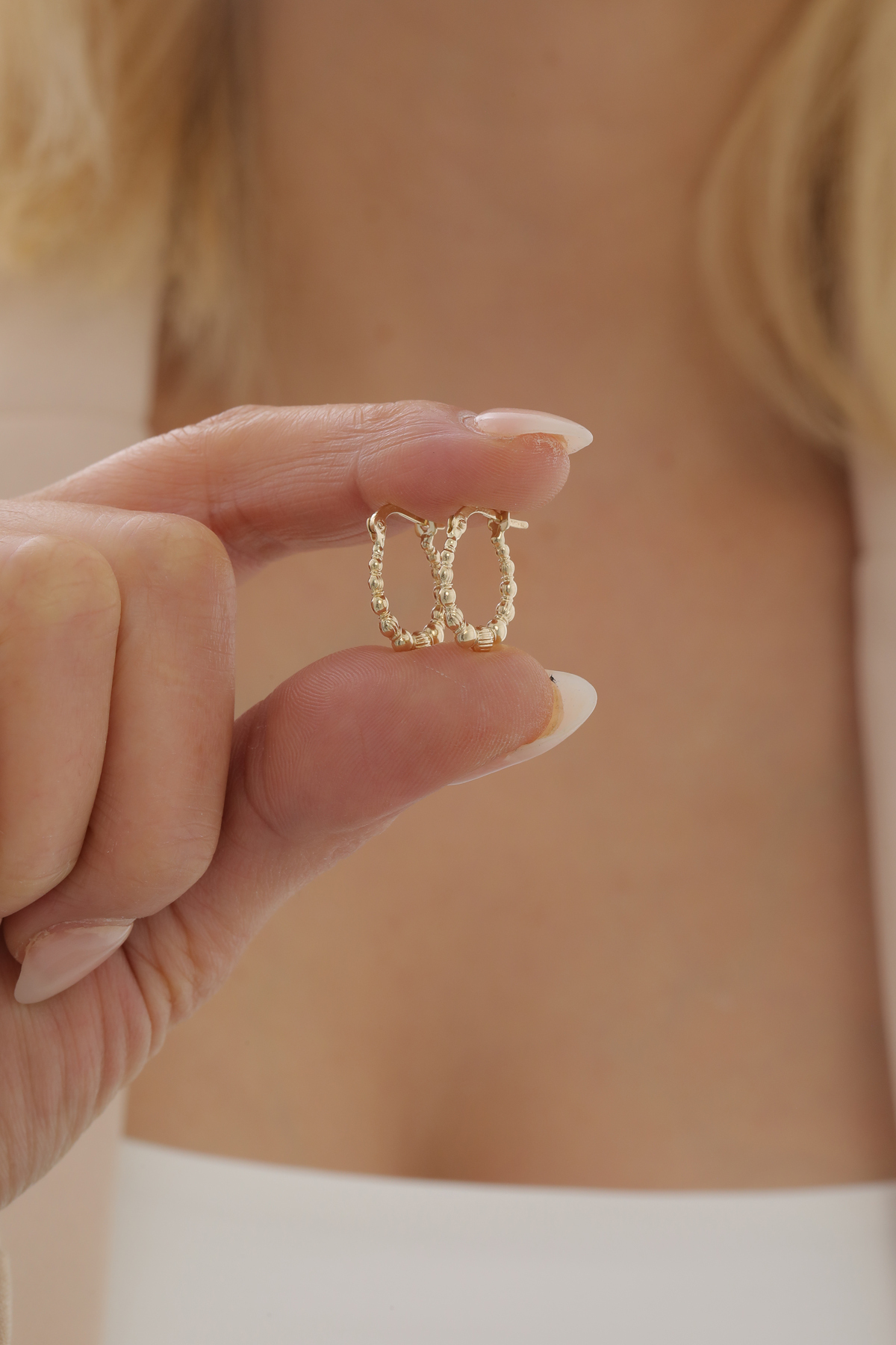 Kalemli Midye Küpe - Yavuz Kuyumculuk (1)