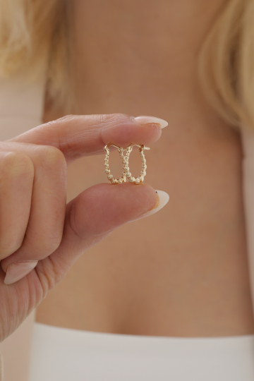 Kalemli Midye Küpe - 1