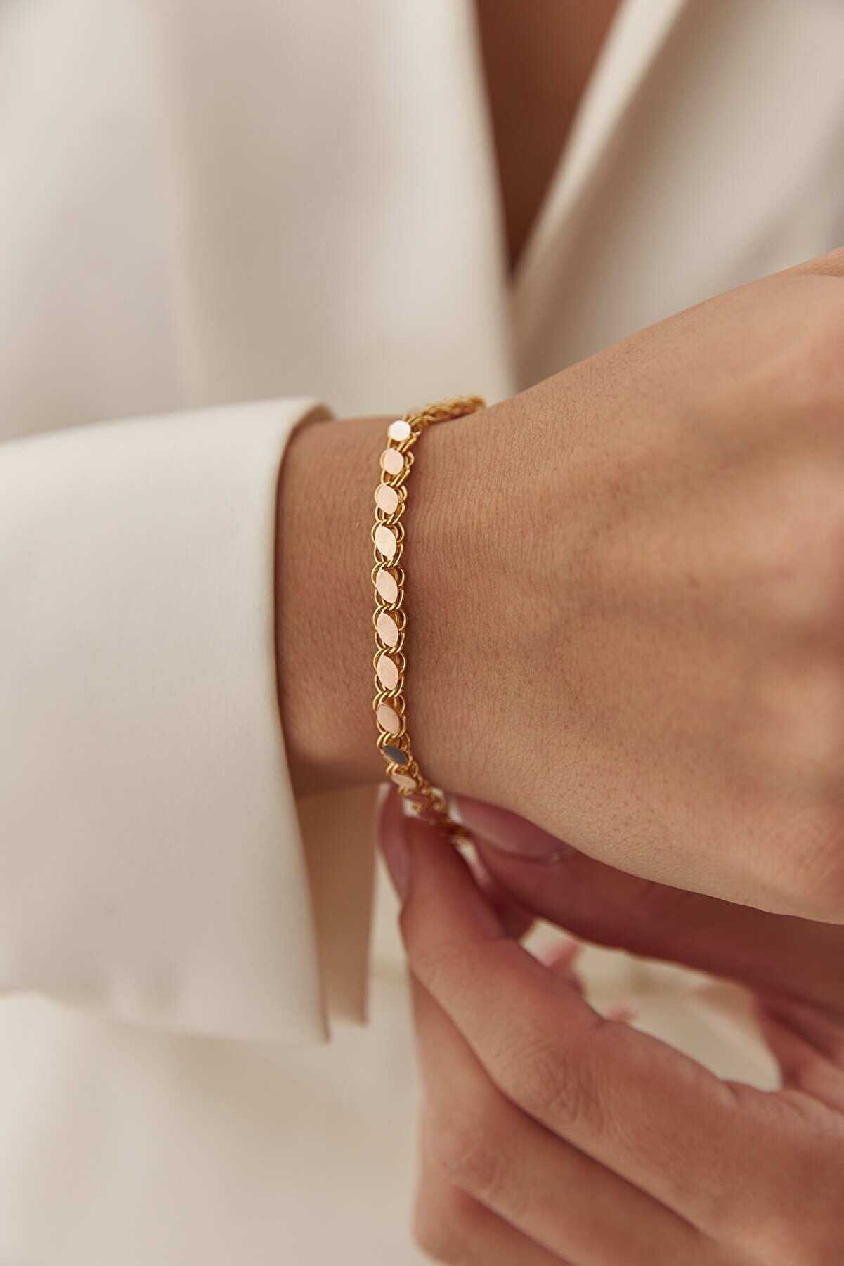 Kalın Pullu Bileklik - Yavuz Kuyumculuk (2)