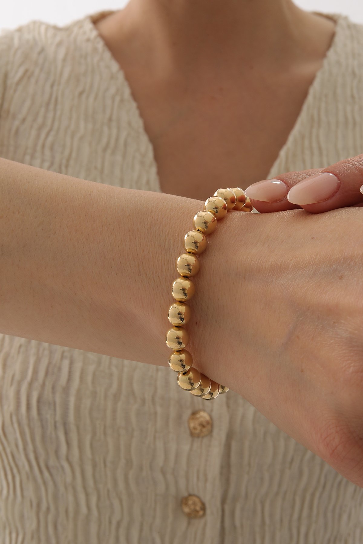 Kalın Toplu Bileklik - Yavuz Kuyumculuk (2)