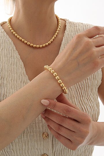 Kalın Toplu Bileklik - 4