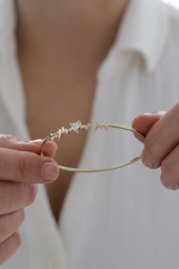 Kalp Detaylı Ritim Kelepçe - 3