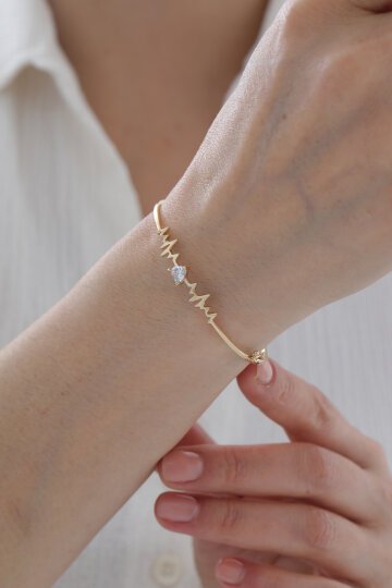 Kalp Detaylı Ritim Kelepçe - 4