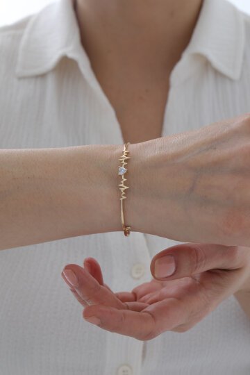 Kalp Detaylı Ritim Kelepçe - 6