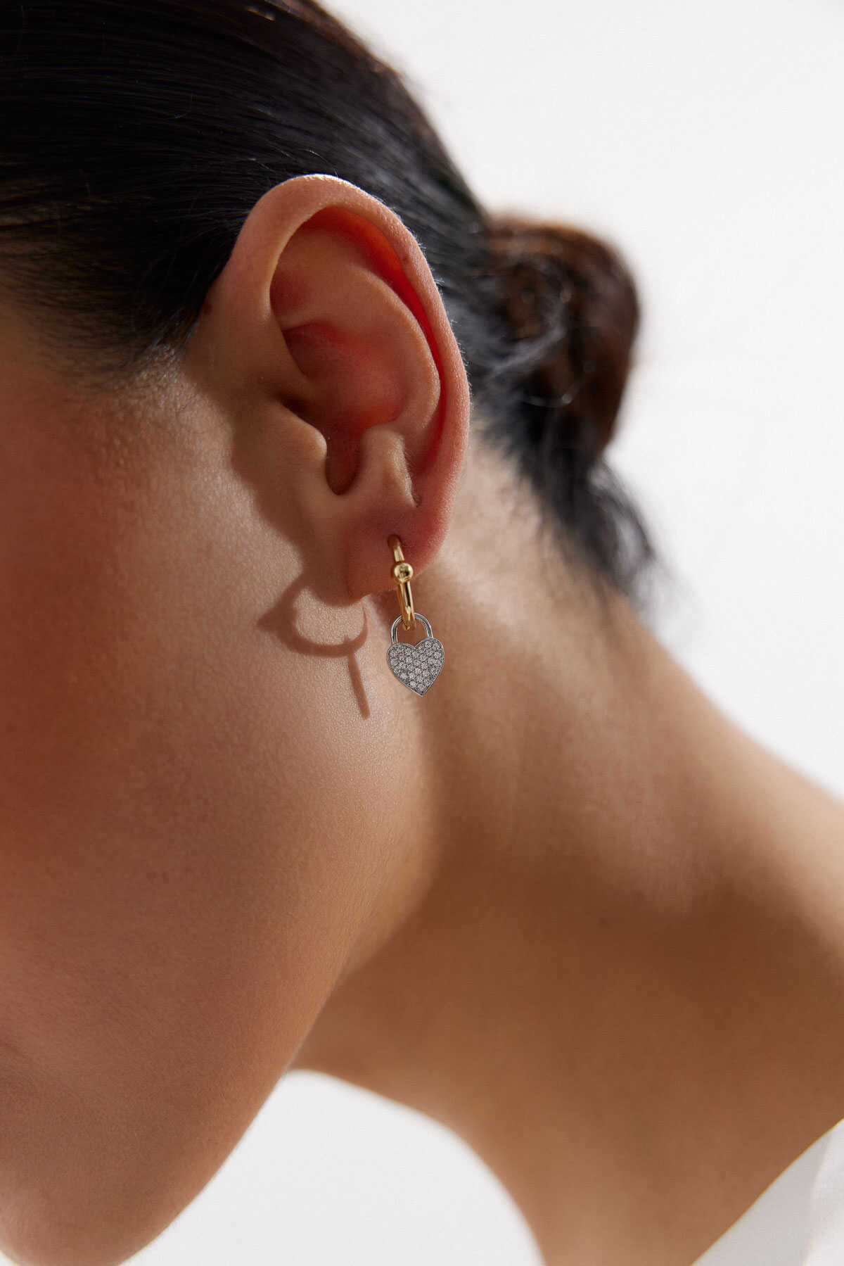 Kalp Halka Küpe - Yavuz Kuyumculuk (3)