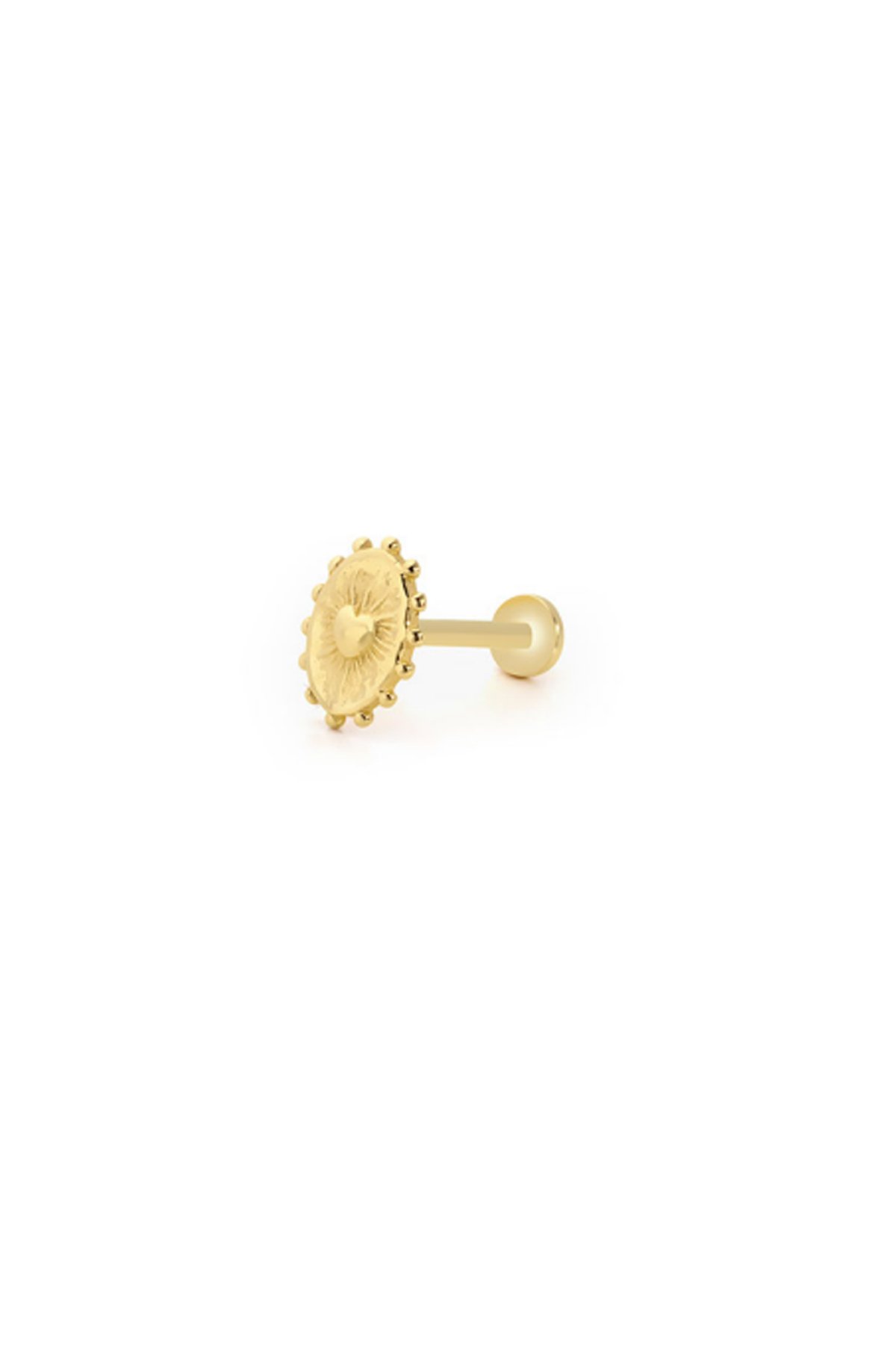 Kalp Madalyon Tragus Piercing - Yavuz Kuyumculuk (1)