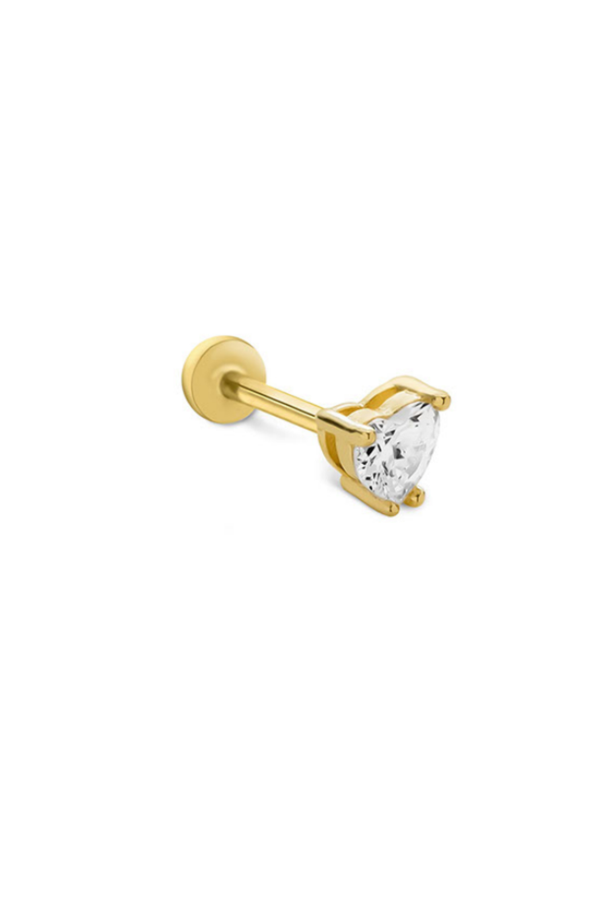 Kalp Taşlı Tragus Piercing - Yavuz Kuyumculuk (1)
