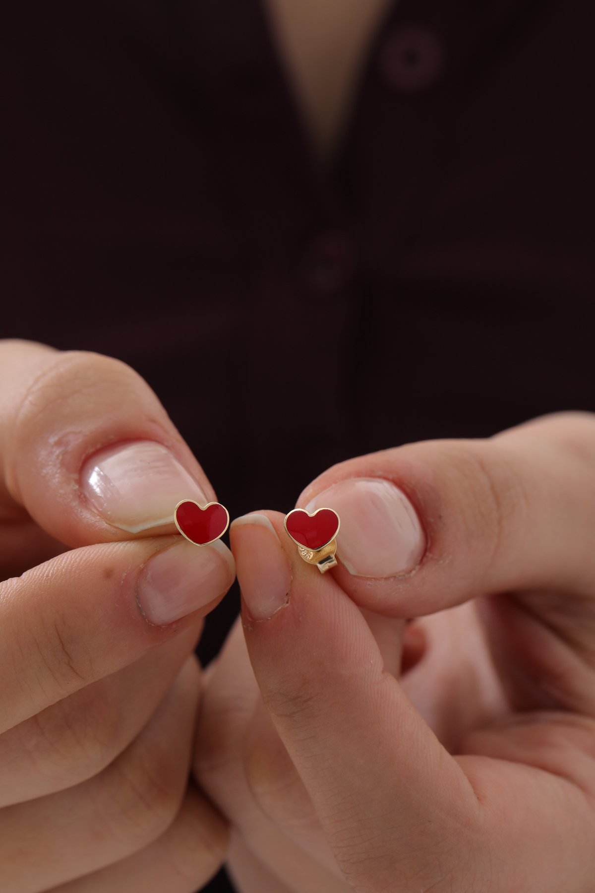 Kalp Top Küpe - Yavuz Kuyumculuk (3)