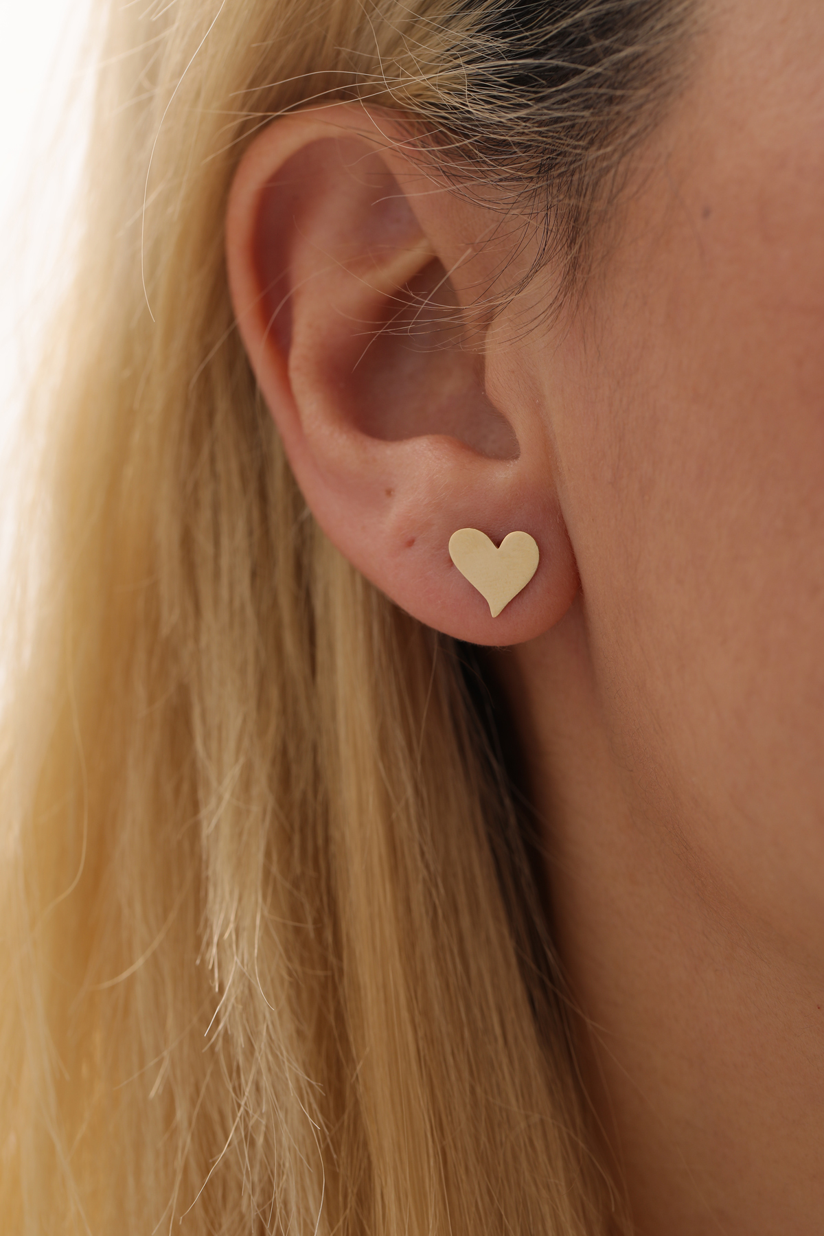 Kalp Top Küpe - Yavuz Kuyumculuk