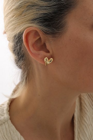 Kalpli Top Küpe - 3