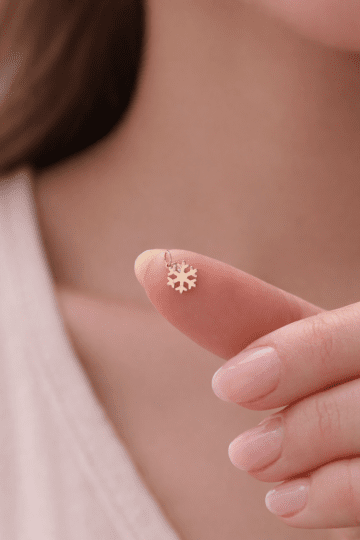 Kar Tanesi Kolye Ucu - 1