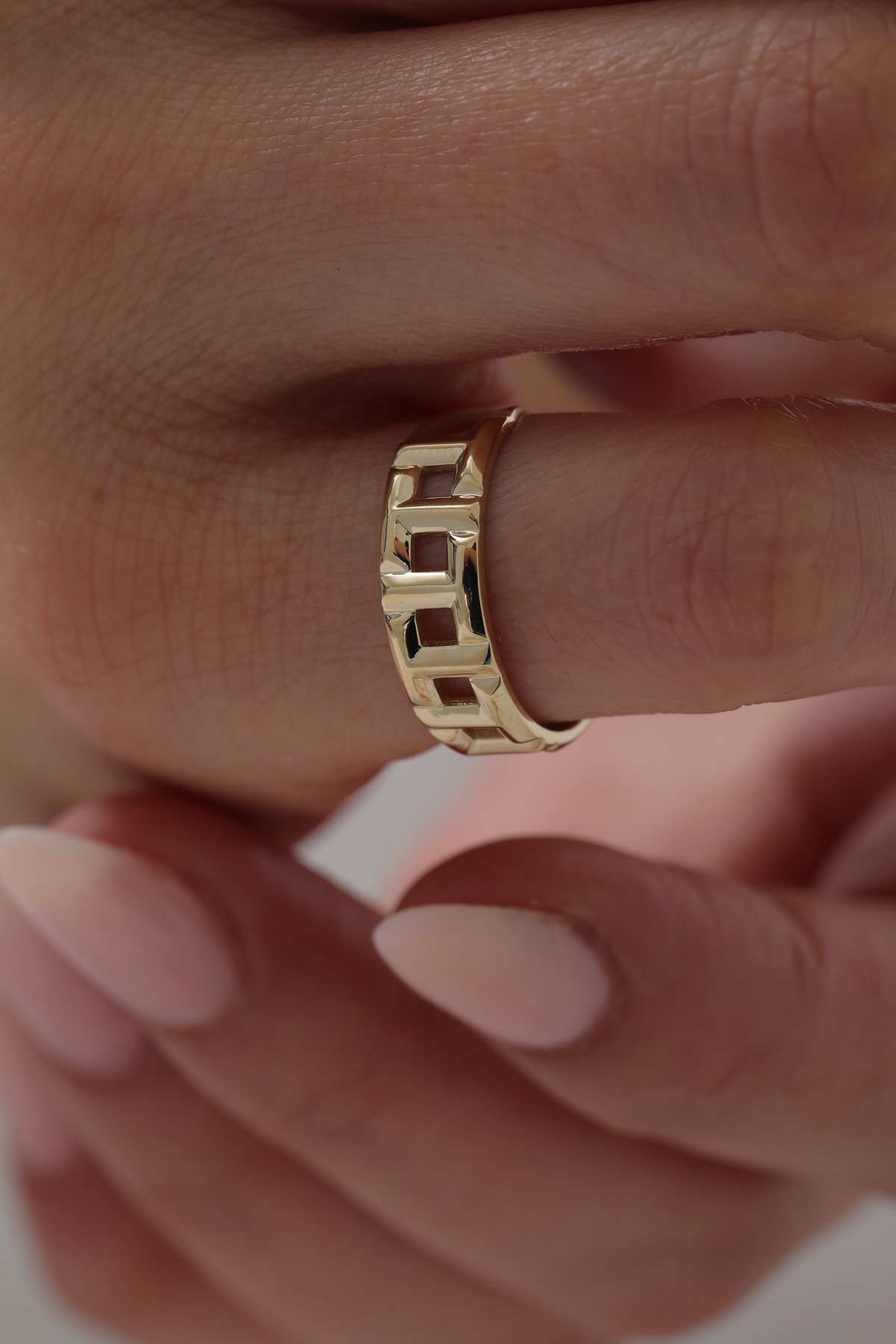 Kare Desen Yüzük - Yavuz Kuyumculuk (2)