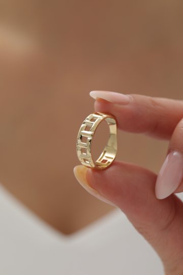 Kare Desen Yüzük - 3