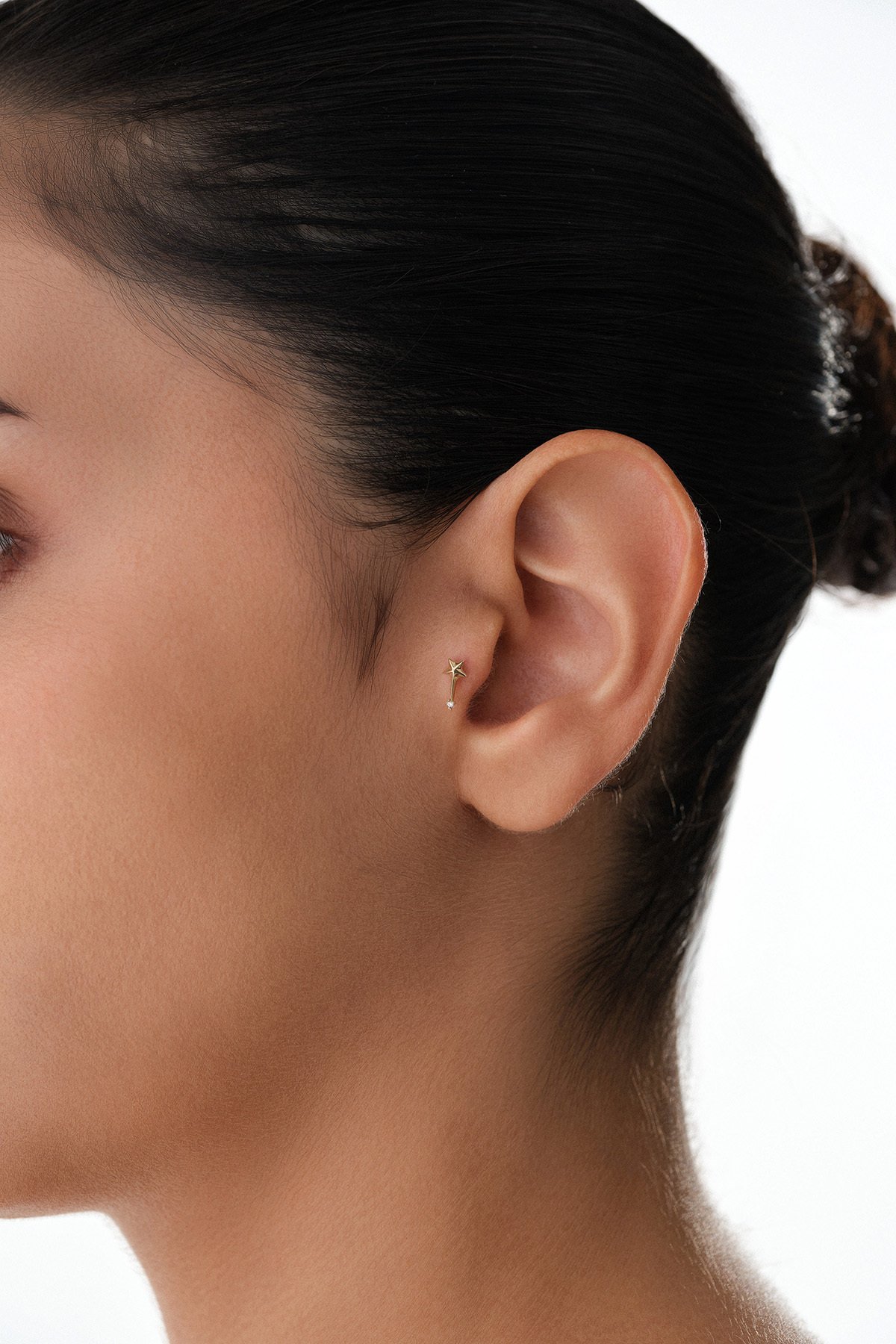 Kayan Yıldız Tragus Piercing - Yavuz Kuyumculuk (2)
