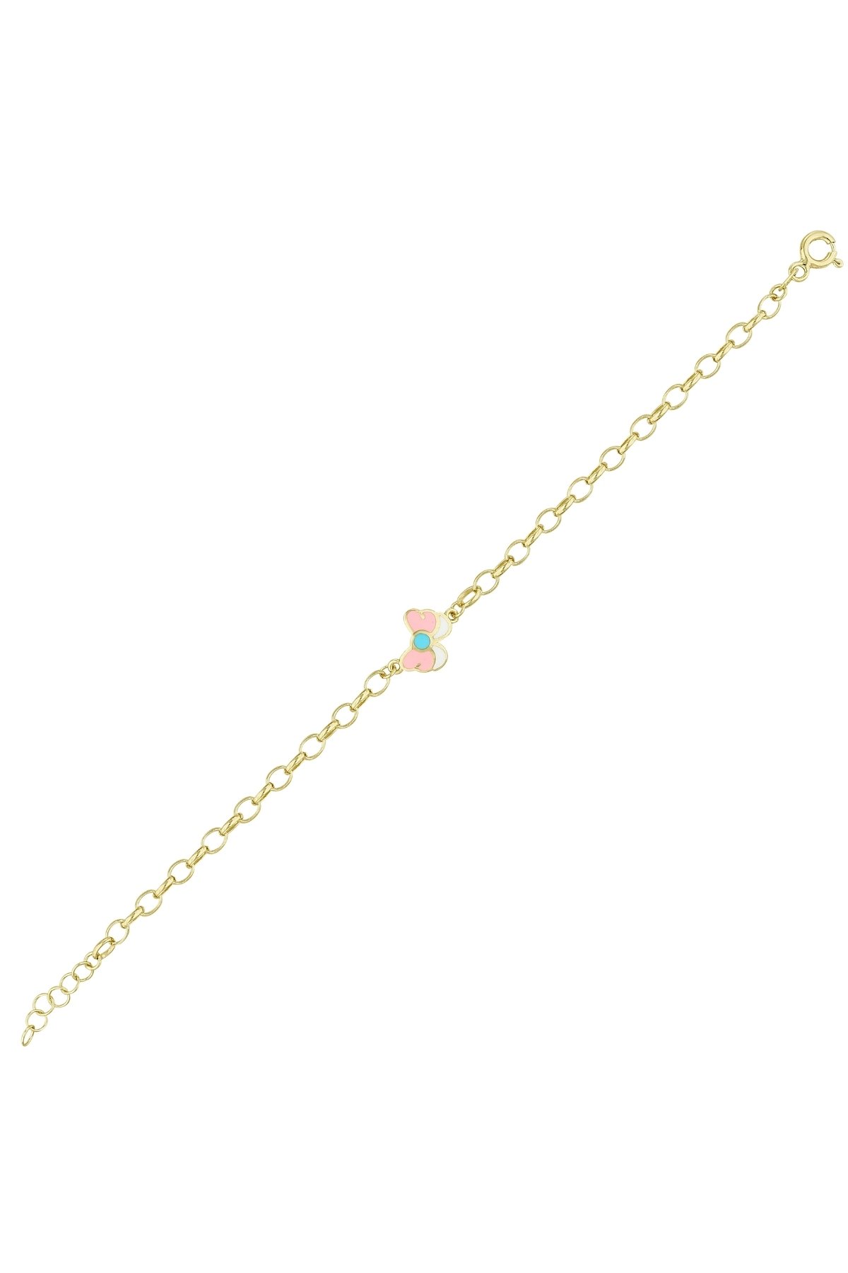 Kelebek Detaylı Çocuk Bilekliği - Yavuz Kuyumculuk (1)