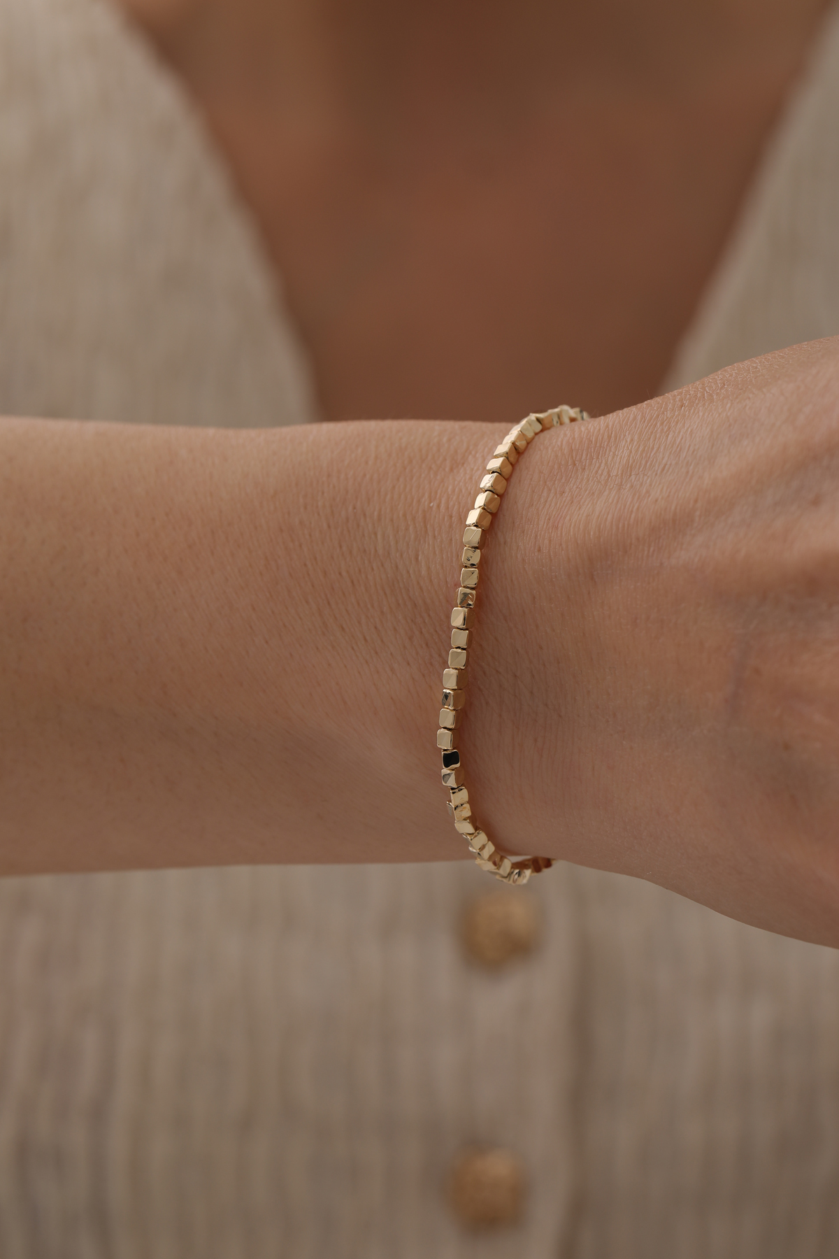 Kesme Şeker Küp Bileklik - Yavuz Kuyumculuk (2)