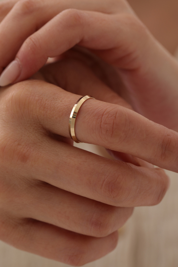 Kibrit Çöpü Alyans 4 mm - 1