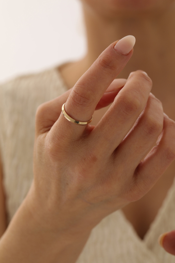 Kibrit Çöpü Alyans 4 mm - 2