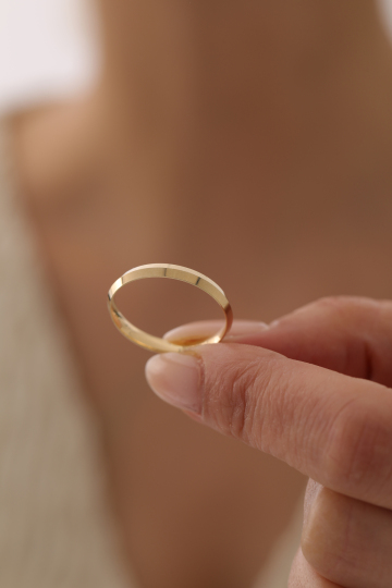 Kibrit Çöpü Alyans 4 mm - 3